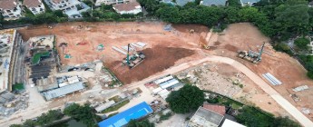 越秀地產(chǎn)里仁洞村F1-1地塊基坑、樁基礎(chǔ)工程2024.12.2-12.8施工剪影